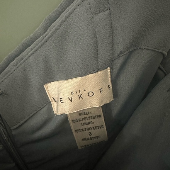 Bill Levkoff Dusty Blue Maxi Dress - Picture 4 of 4